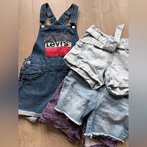 Girls shorts set of 4